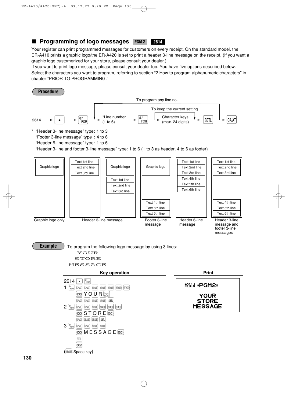 Î/ / / / t, Î/ / / t, Ît ç | Sony ER-A420 User Manual | Page 132 / 190