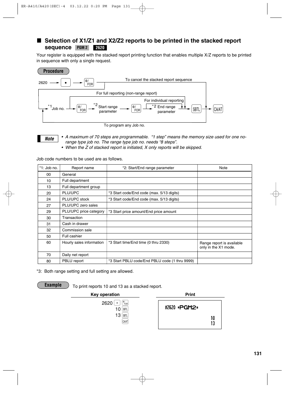 Sony ER-A420 User Manual | Page 133 / 190