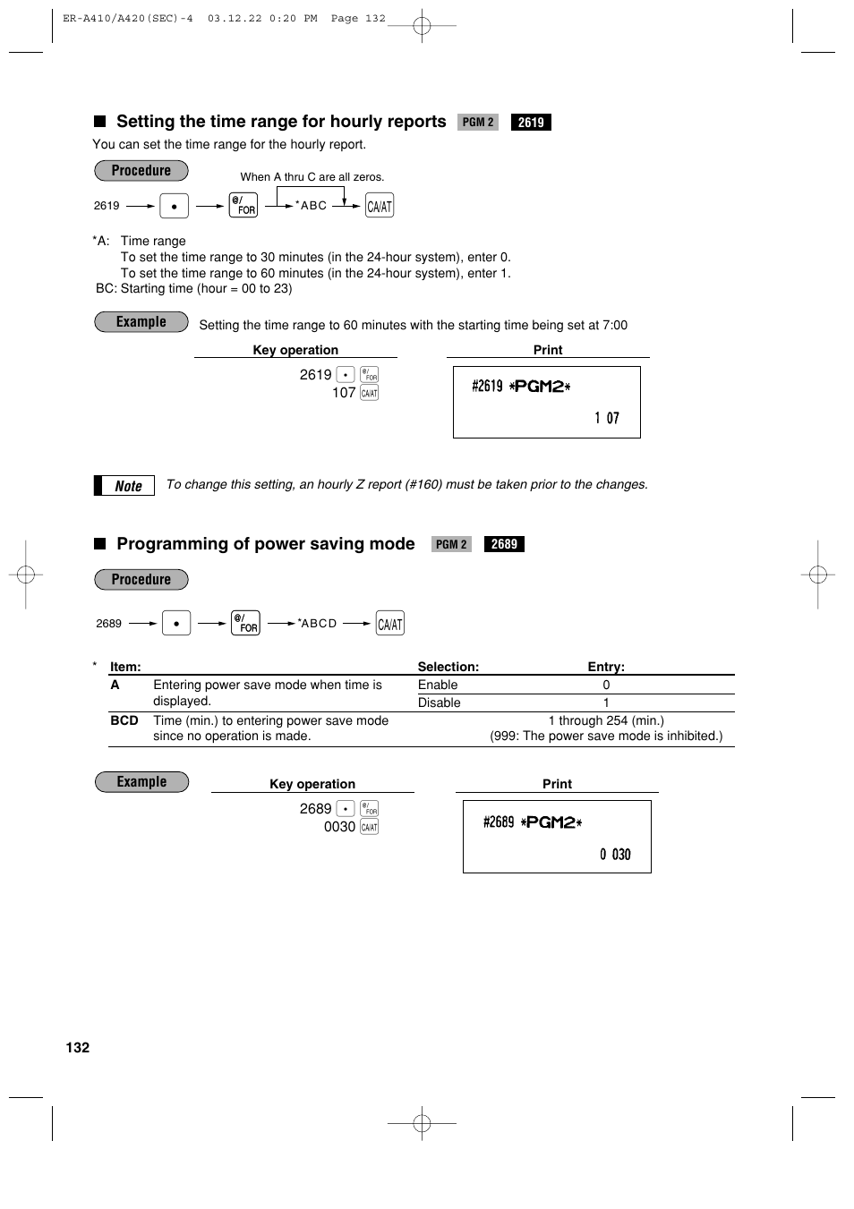 Sony ER-A420 User Manual | Page 134 / 190