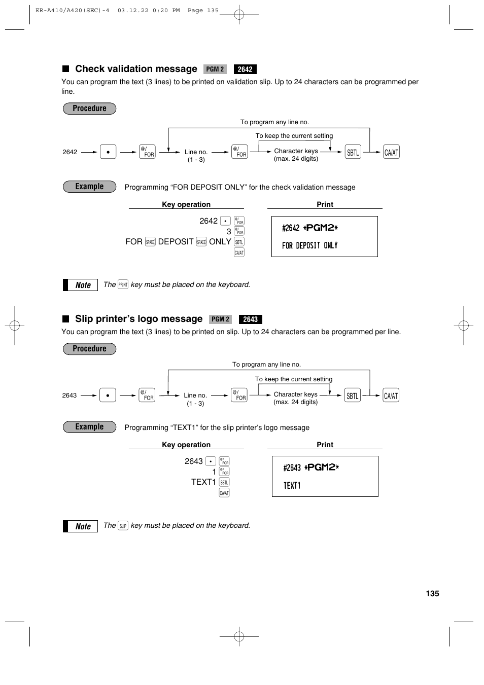 Sony ER-A420 User Manual | Page 137 / 190