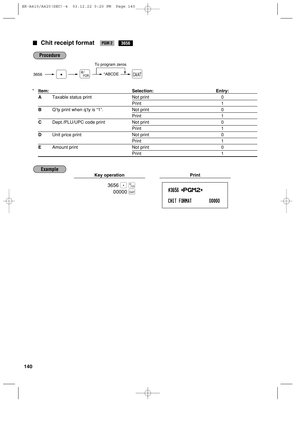 Sony ER-A420 User Manual | Page 142 / 190