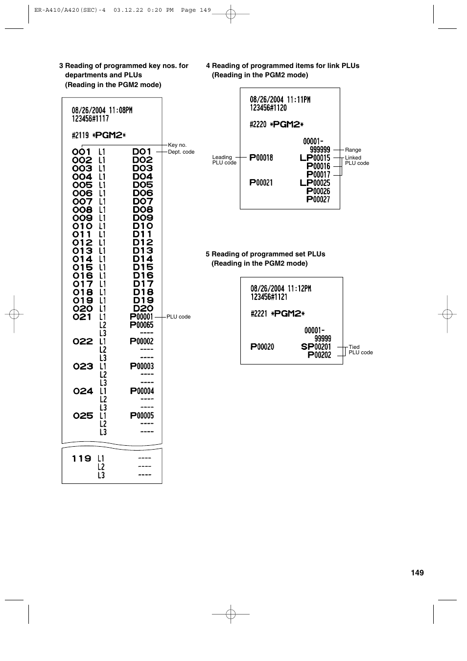 Sony ER-A420 User Manual | Page 151 / 190