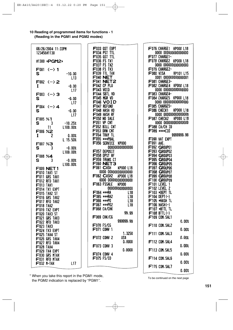 Sony ER-A420 User Manual | Page 153 / 190