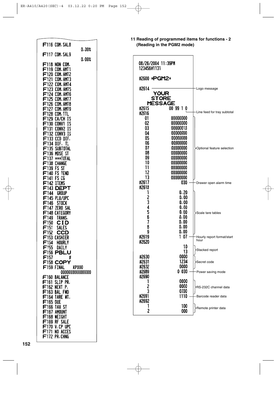 Sony ER-A420 User Manual | Page 154 / 190