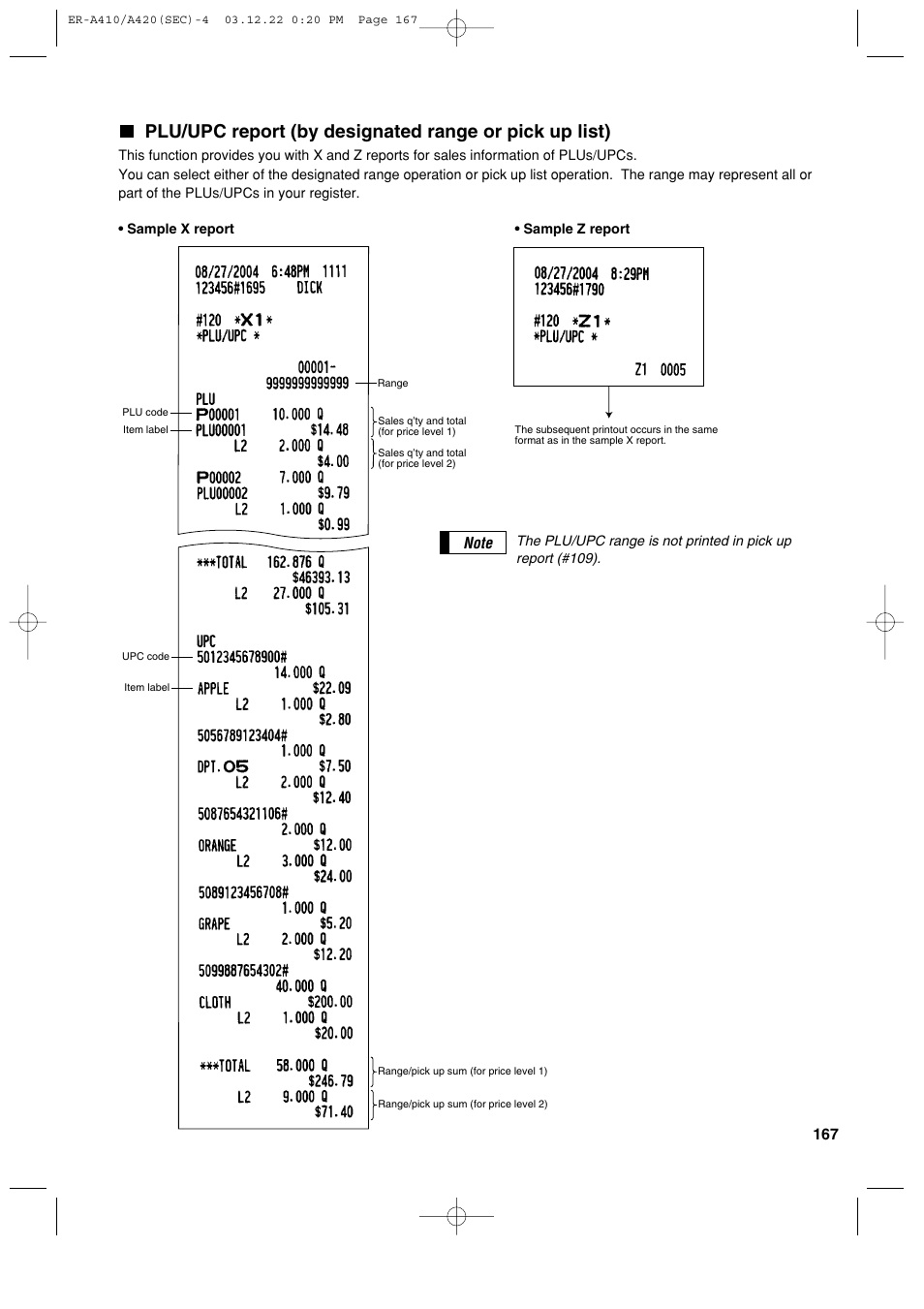 Sony ER-A420 User Manual | Page 169 / 190