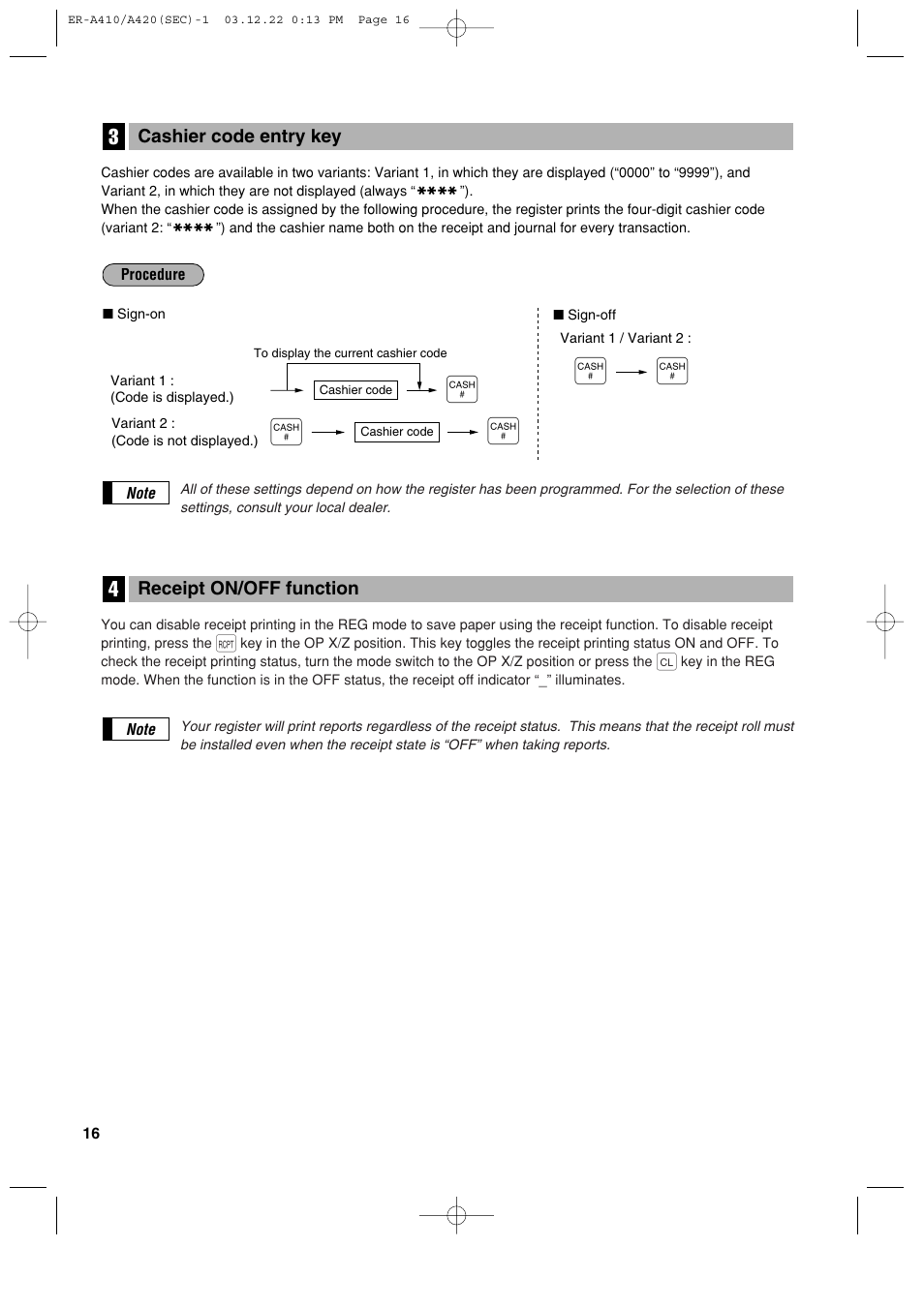 Sony ER-A420 User Manual | Page 18 / 190