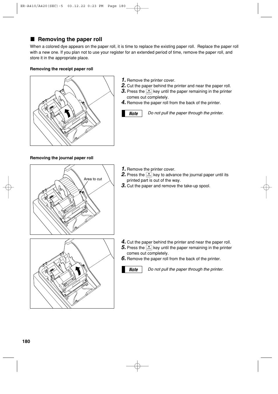 Sony ER-A420 User Manual | Page 182 / 190