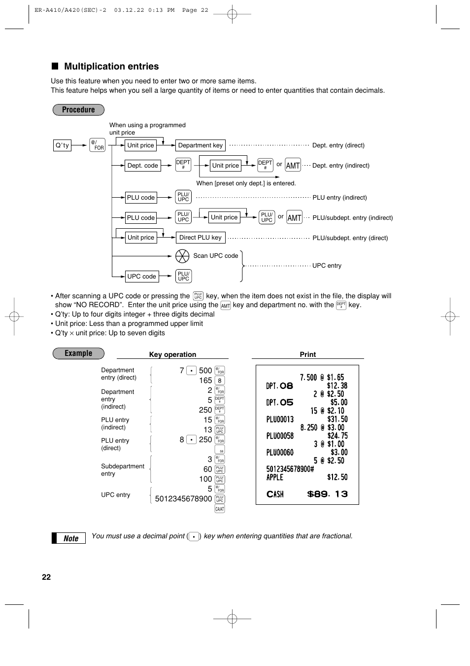 Sony ER-A420 User Manual | Page 24 / 190