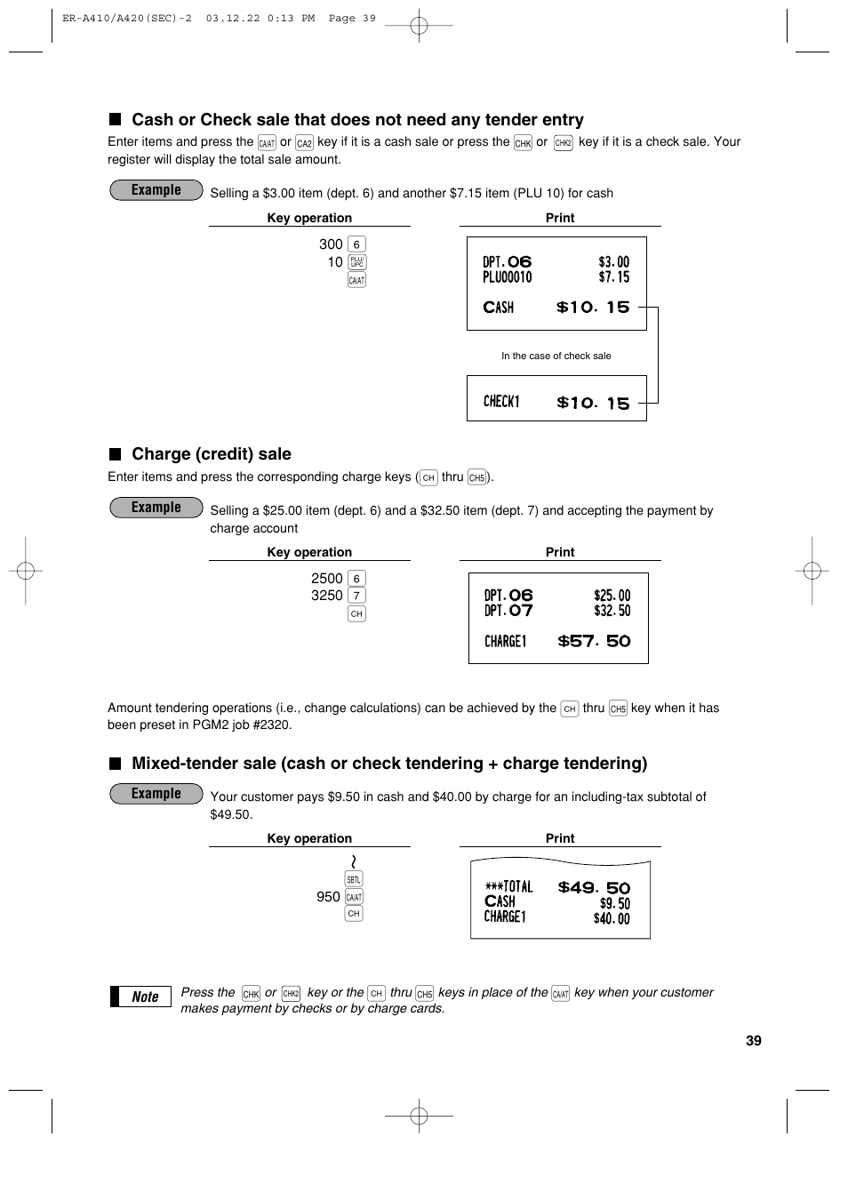 Sony ER-A420 User Manual | Page 41 / 190