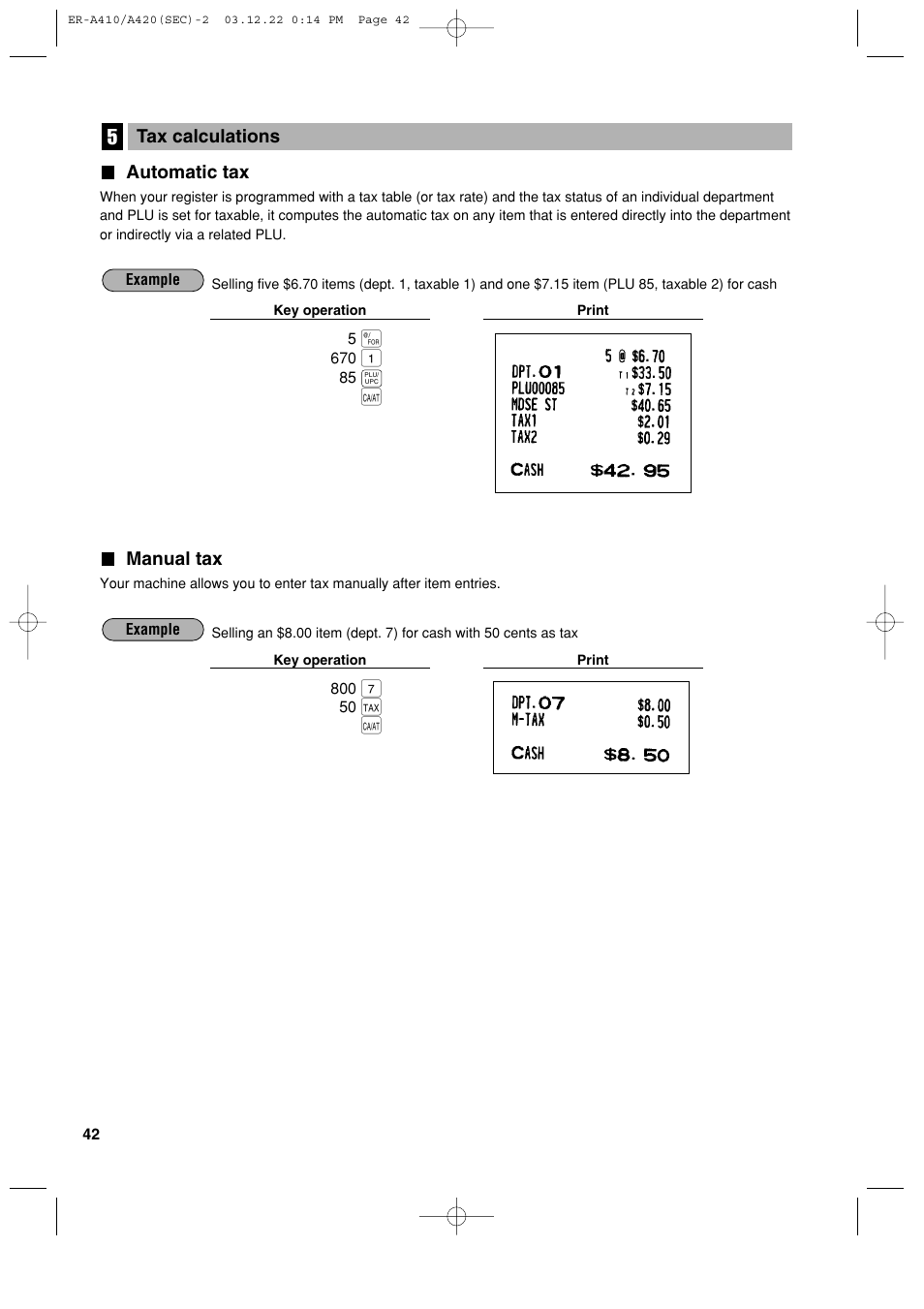 Sony ER-A420 User Manual | Page 44 / 190