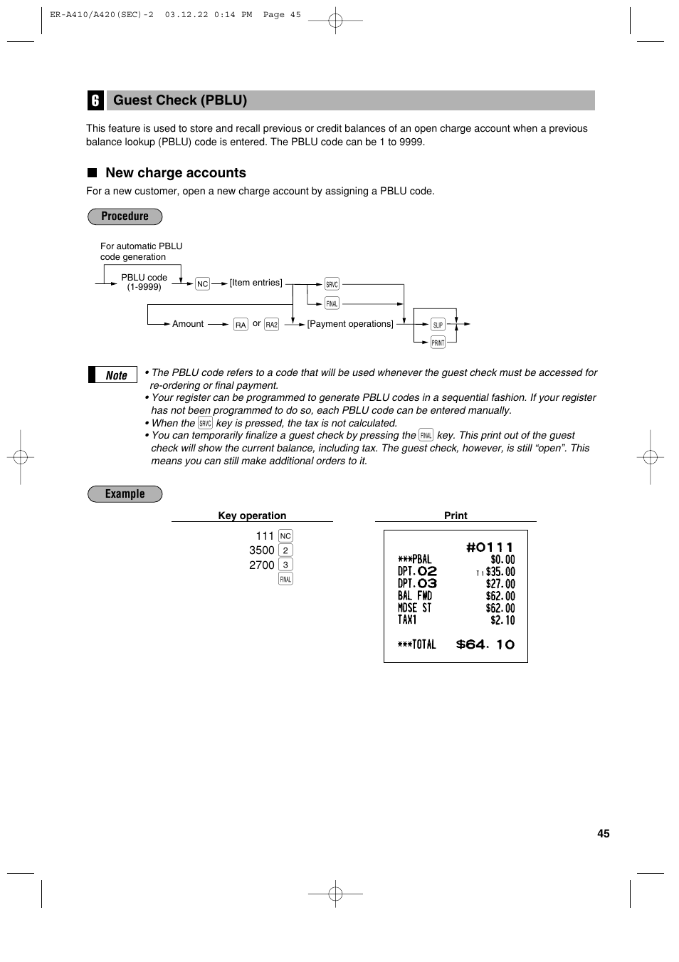 Ns f r | Sony ER-A420 User Manual | Page 47 / 190