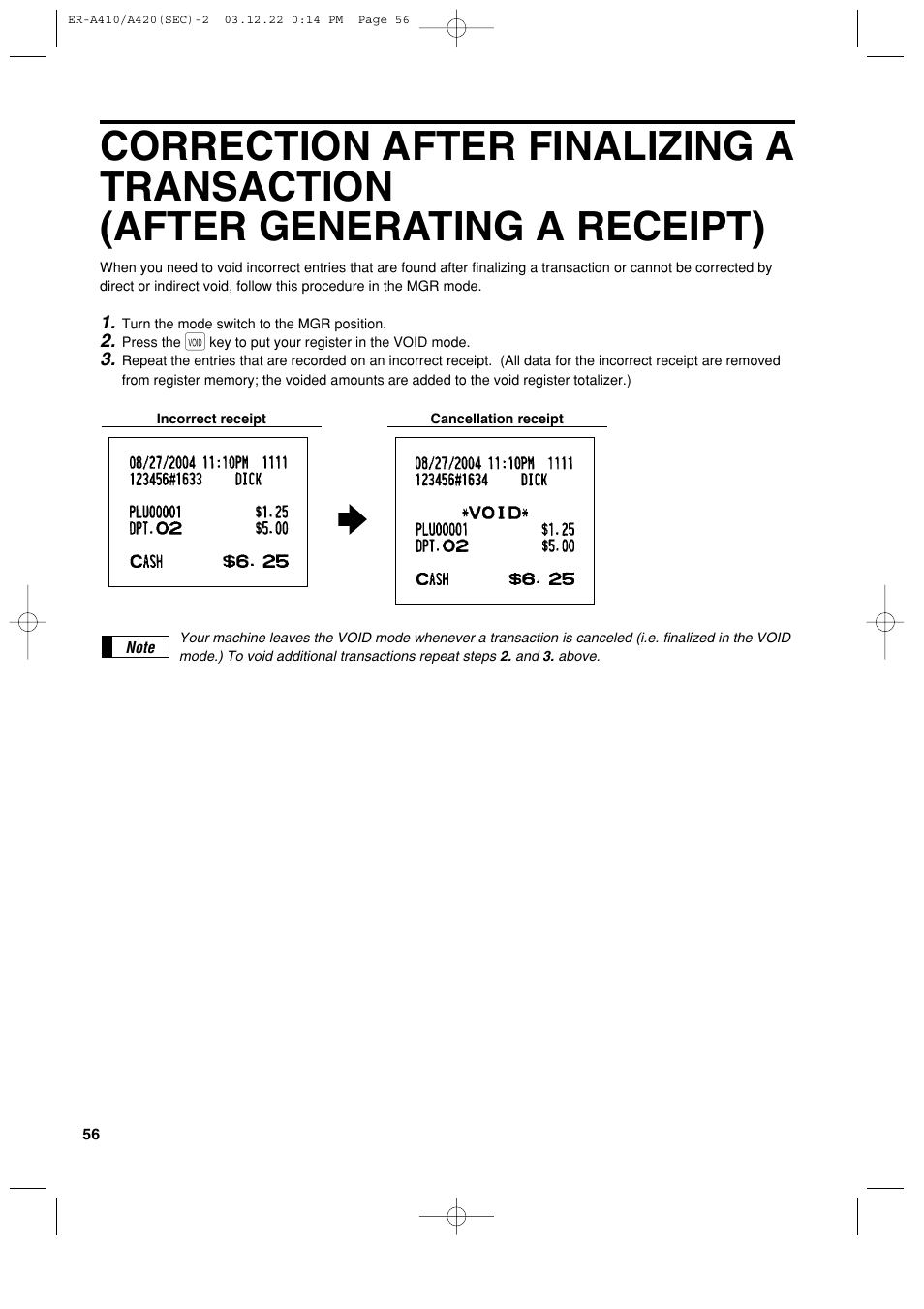 Sony ER-A420 User Manual | Page 58 / 190