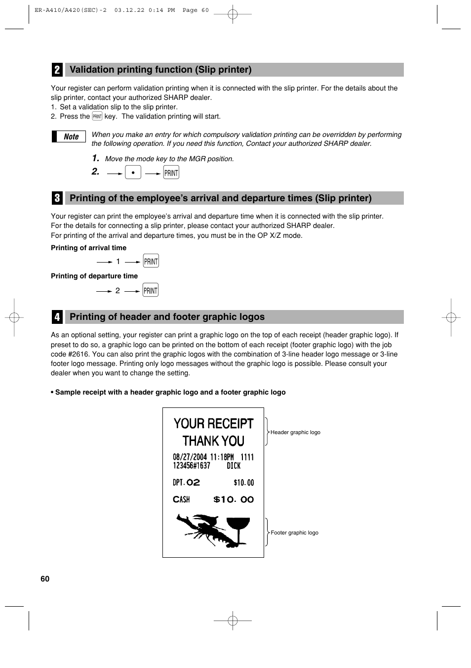 Sony ER-A420 User Manual | Page 62 / 190