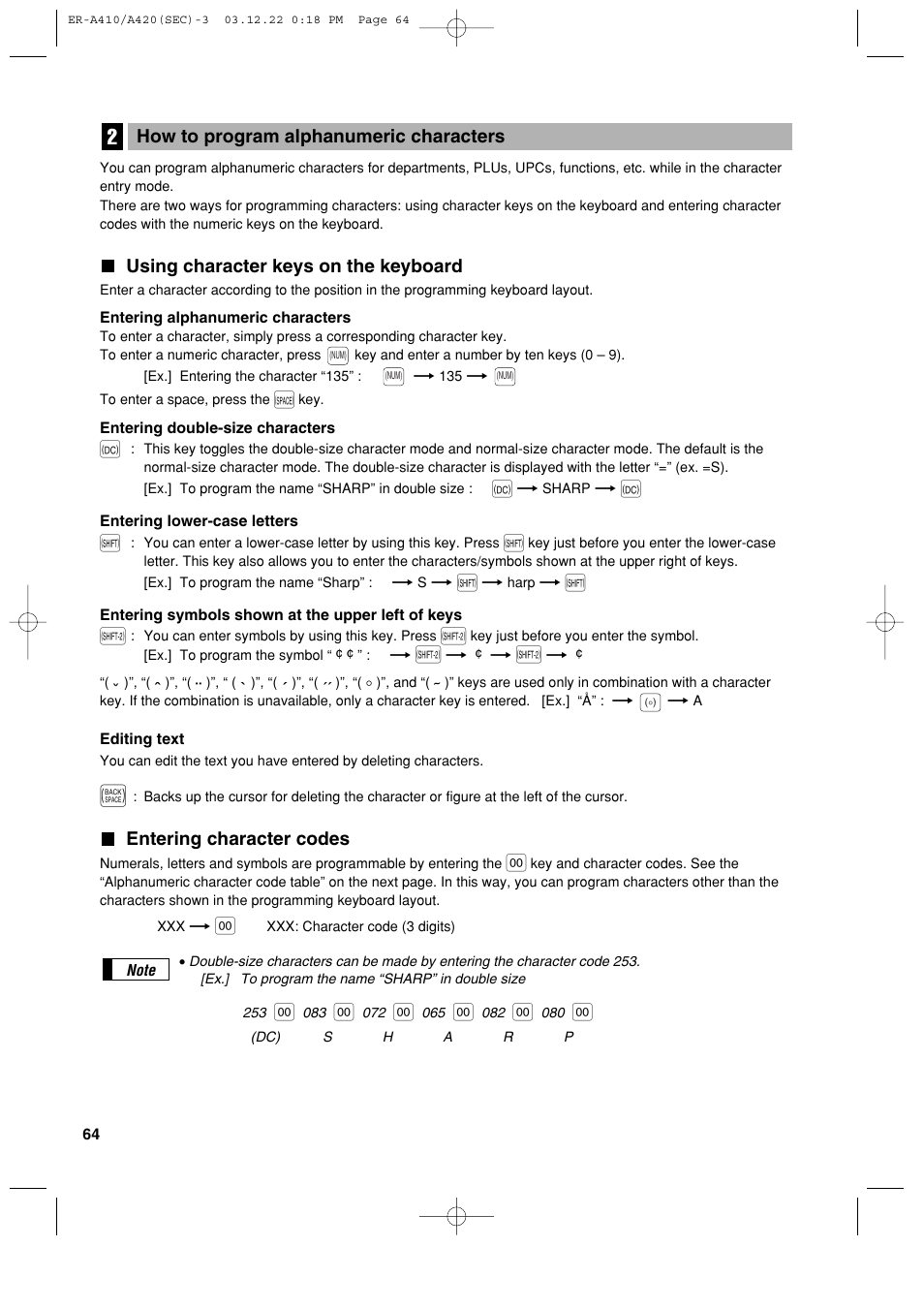 Sony ER-A420 User Manual | Page 66 / 190