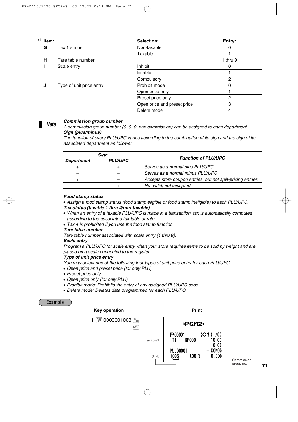 Sony ER-A420 User Manual | Page 73 / 190