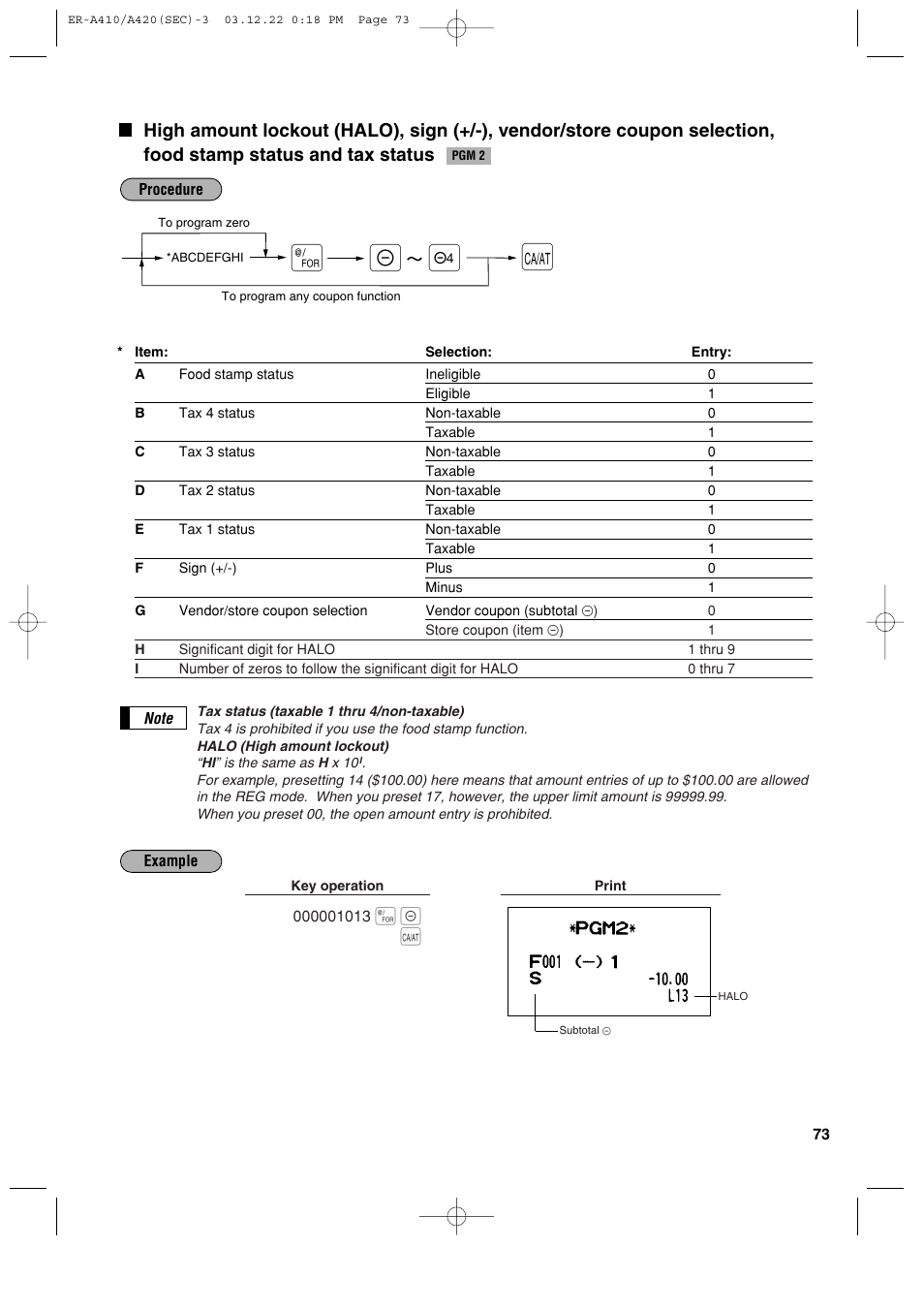 Sony ER-A420 User Manual | Page 75 / 190