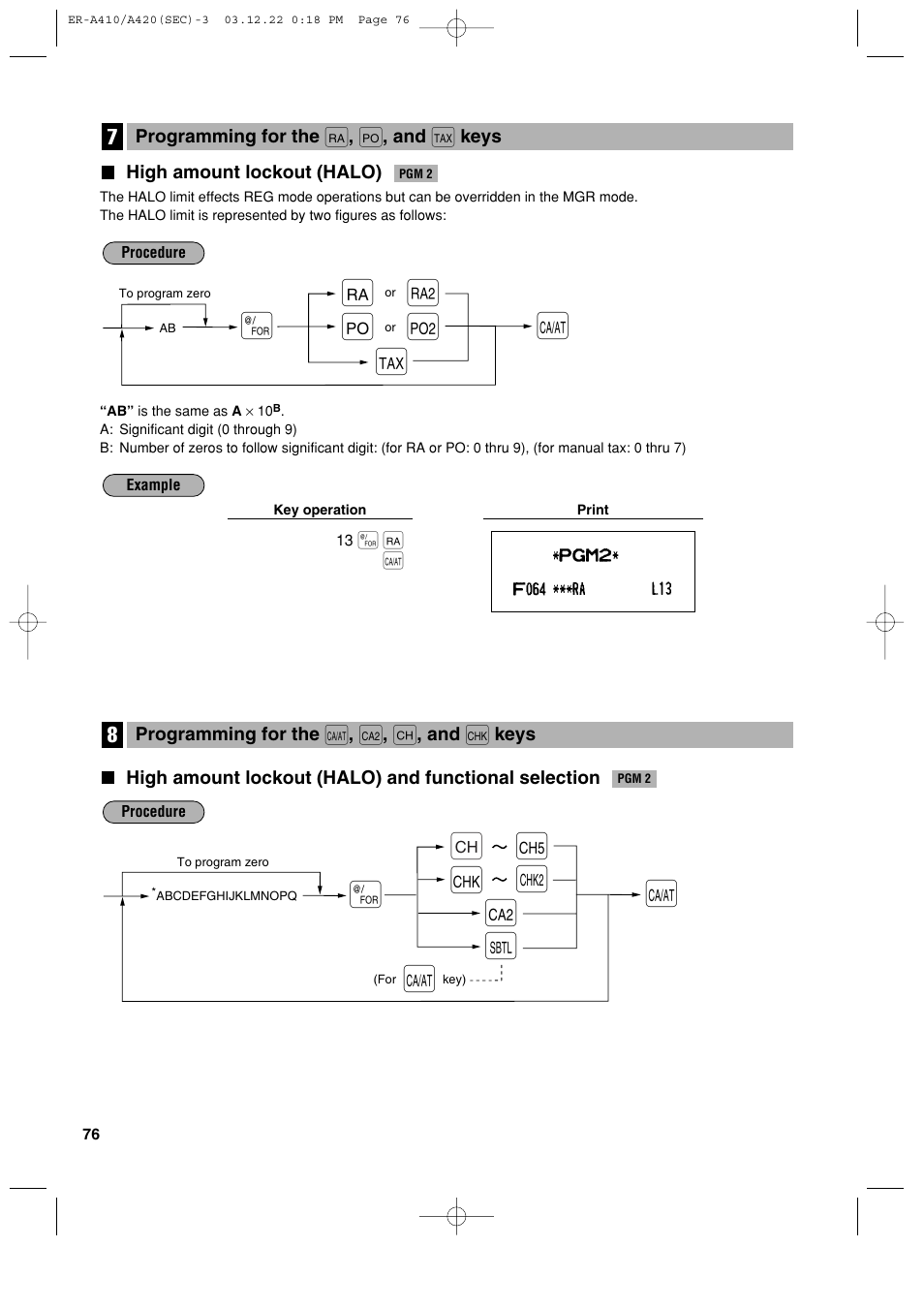 Ra ç | Sony ER-A420 User Manual | Page 78 / 190