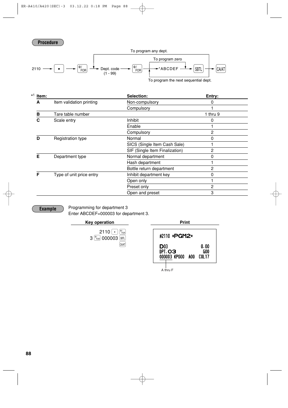 Sony ER-A420 User Manual | Page 90 / 190