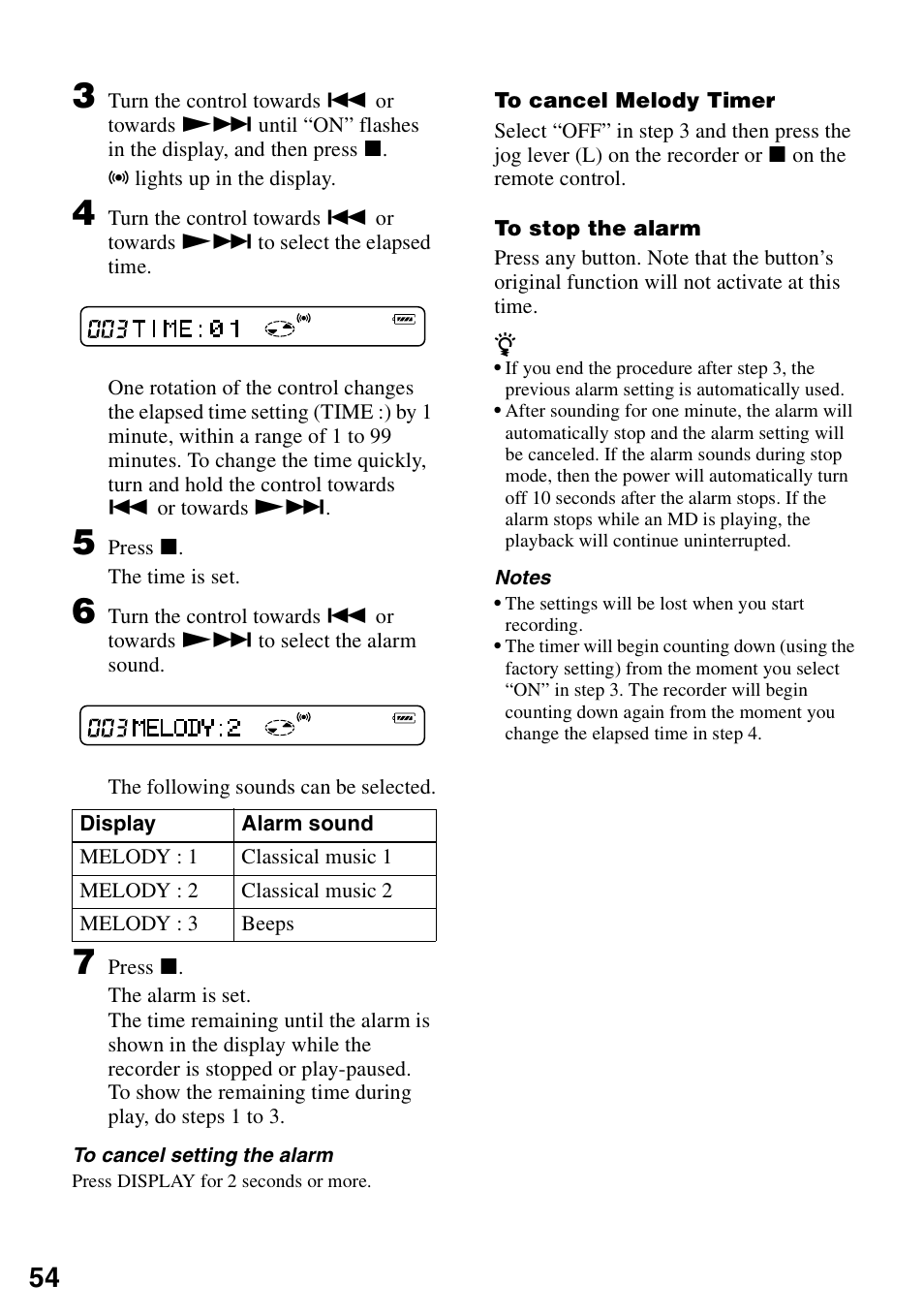 Sony MZ-R900 User Manual | Page 54 / 72