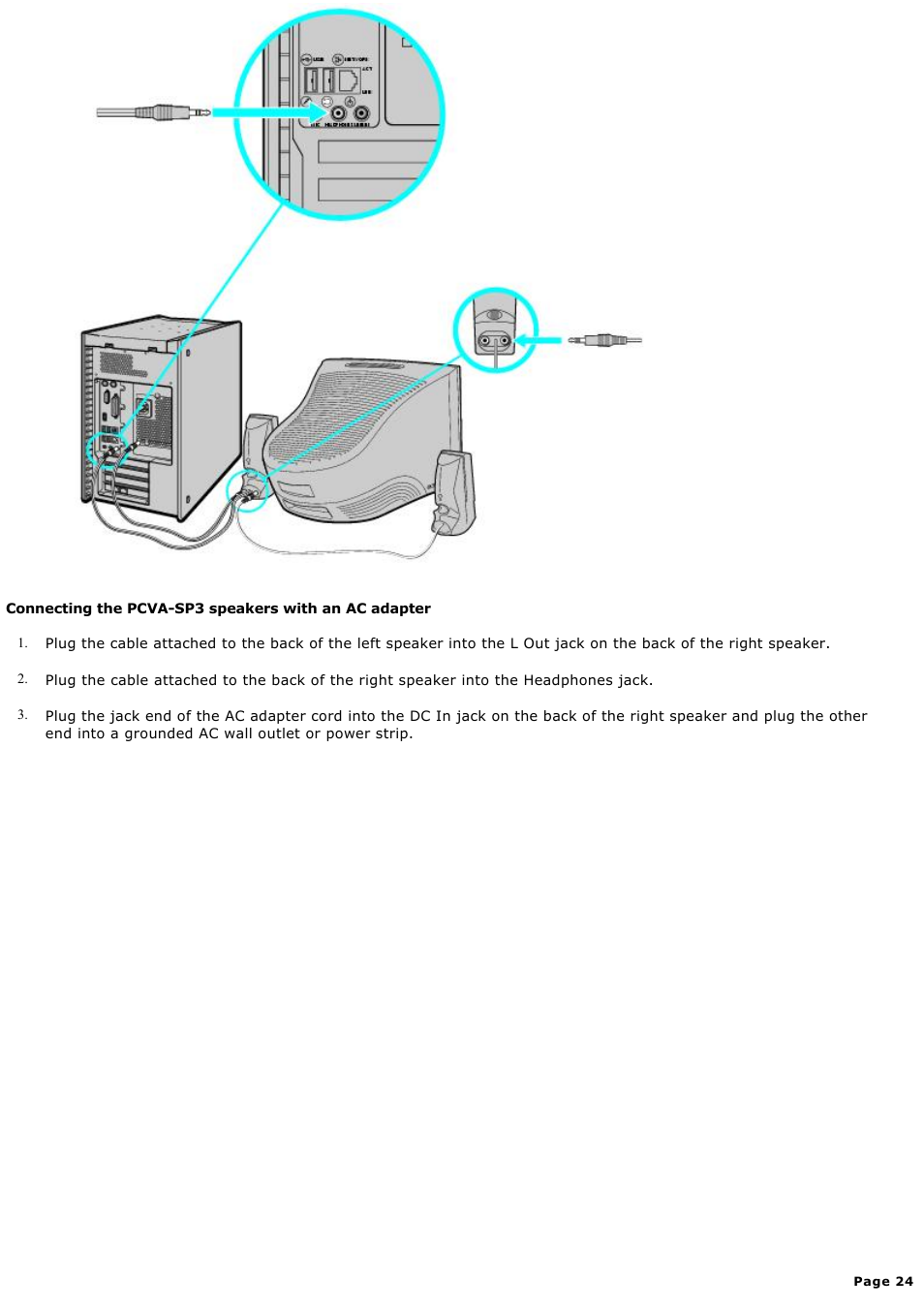 Sony PCV-RX450 User Manual | Page 24 / 119