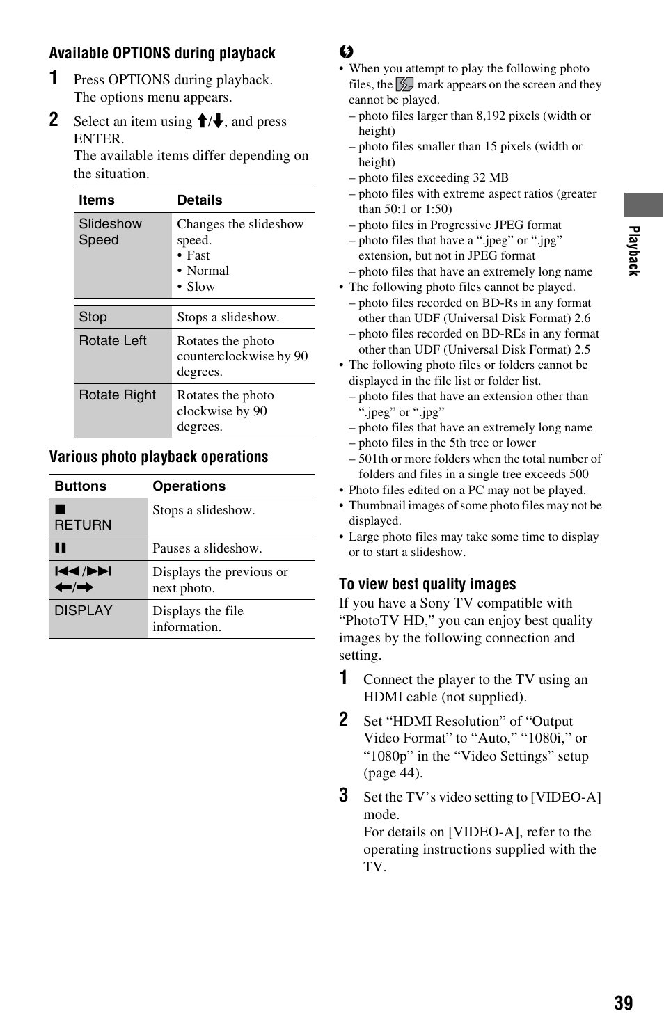 Sony 3-452-779-11(1) User Manual | Page 39 / 75