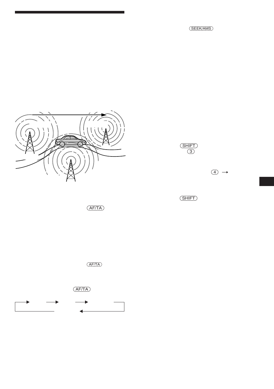 Re-sintonização automática do mesmo programa | Sony CDX-C560RDS User Manual | Page 61 / 104
