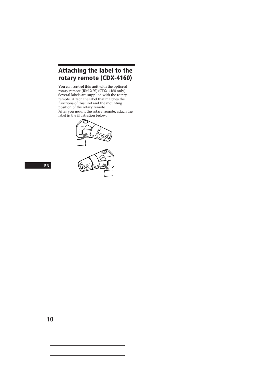 Sony CDX-416 User Manual | Page 10 / 15