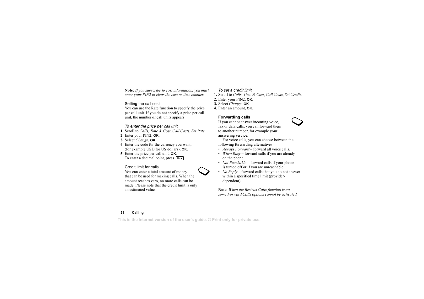 Sony T630 User Manual | Page 38 / 103