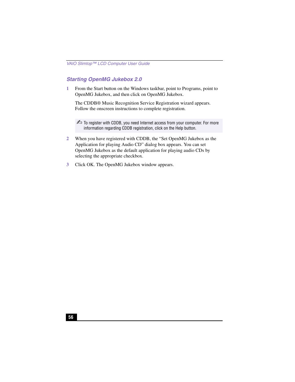 Sony PCV-LX900 User Manual | Page 56 / 116
