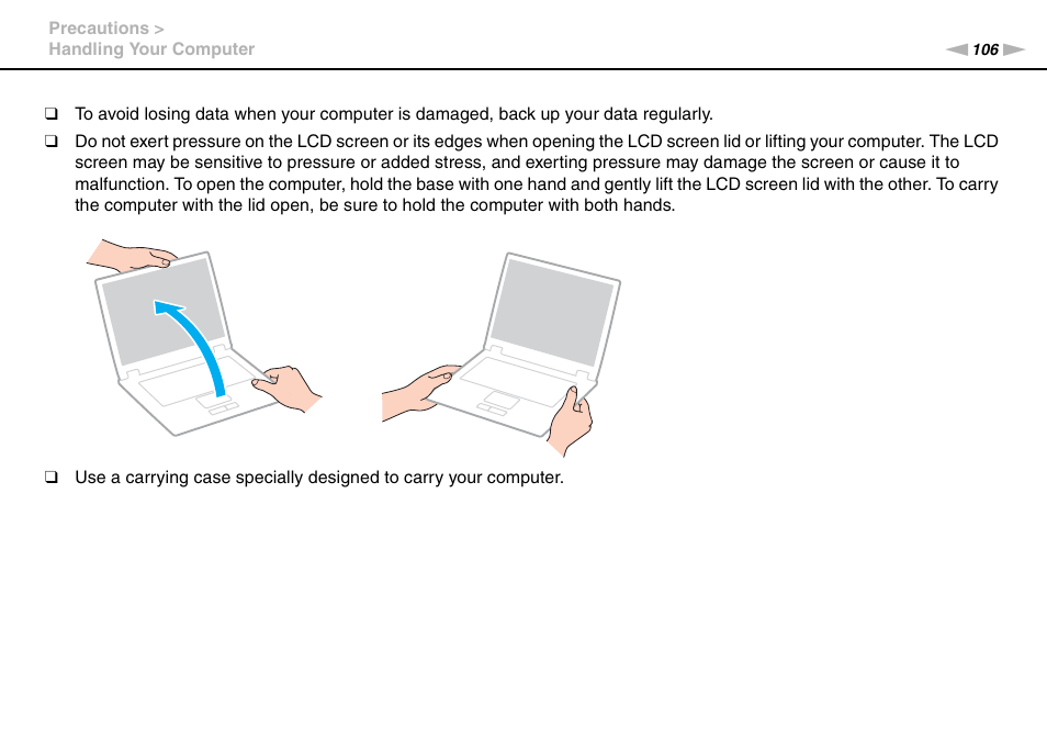 Sony VAIO VPCY21 SERIES User Manual | Page 106 / 157