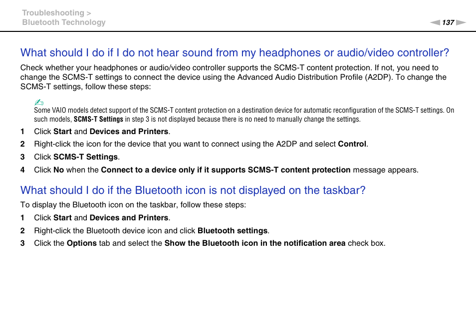 Sony VAIO VPCY21 SERIES User Manual | Page 137 / 157