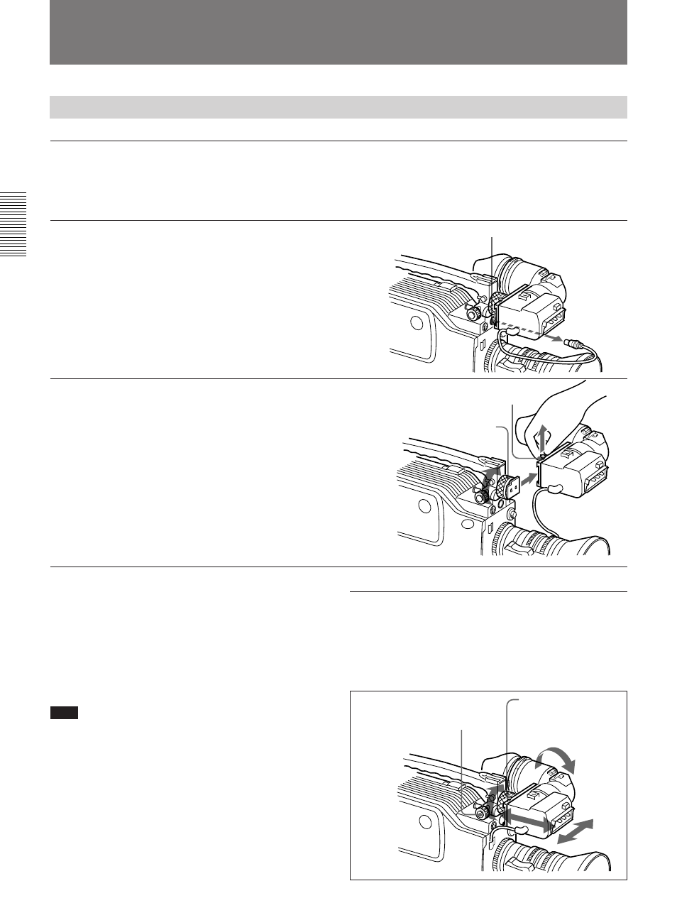 Using accessories, Using the viewfinder | Sony 300PF User Manual | Page 34 / 124