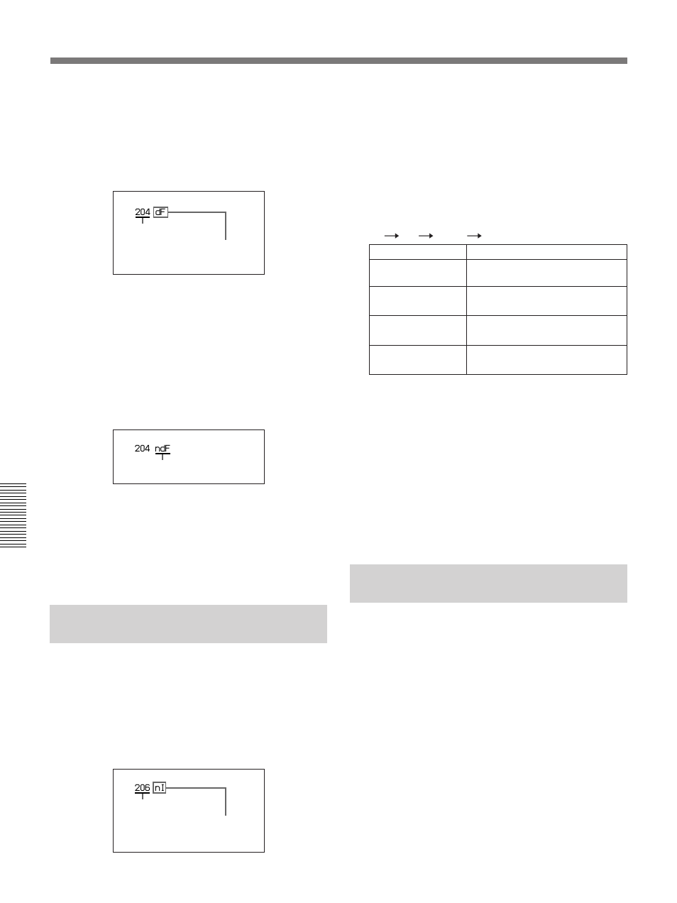 Selecting battery capacity indication, Setting standby-on period, Vcr menu operation | Sony 300PF User Manual | Page 94 / 124