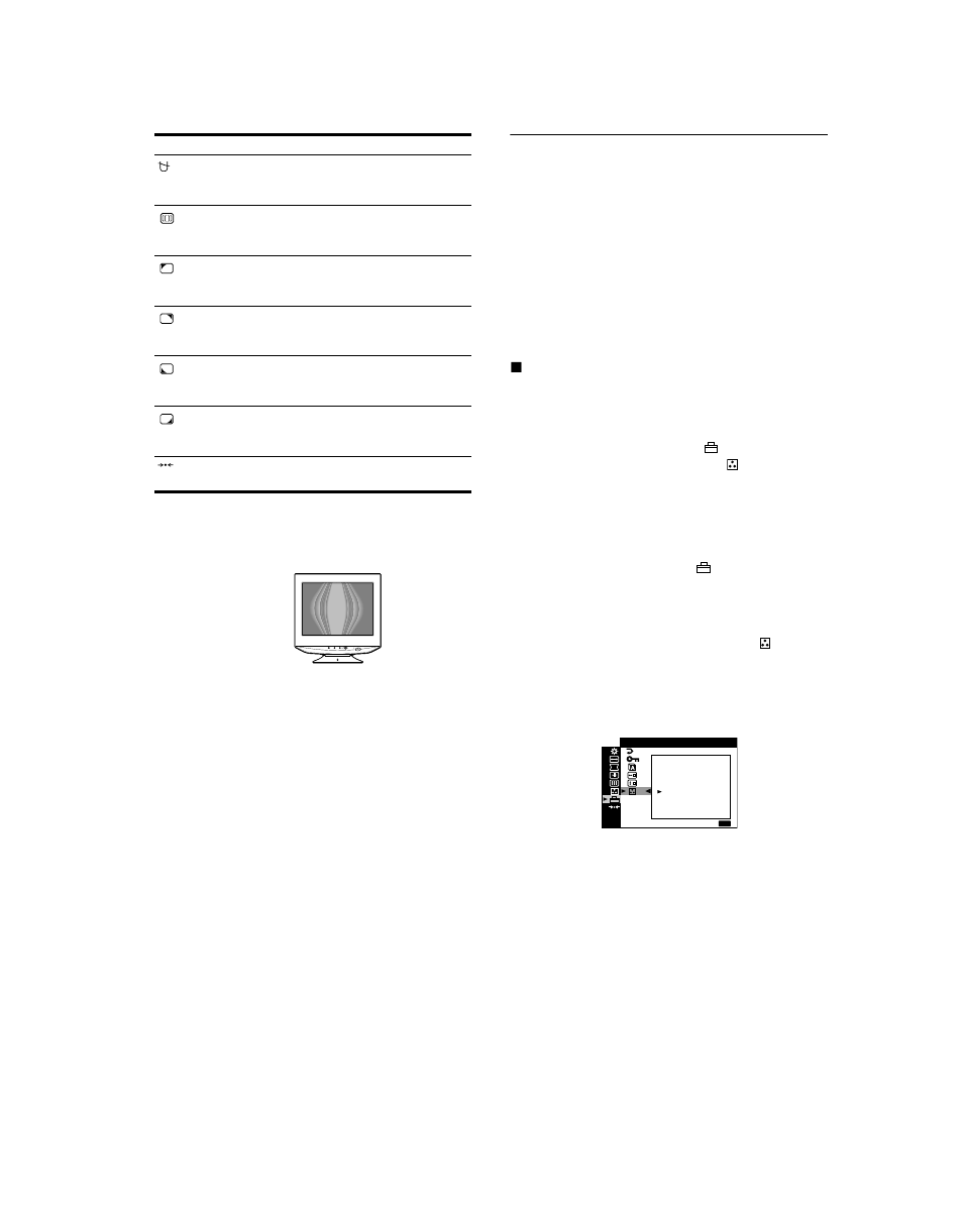 Réglage de la couleur de l’image (couleur) | Sony CPD-G520 User Manual | Page 34 / 64