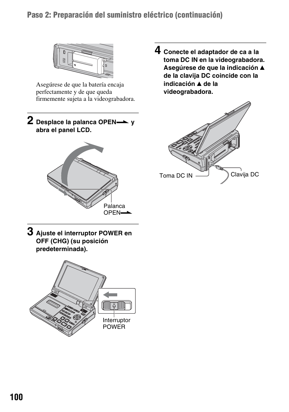 Sony GV-HD700E User Manual | Page 100 / 112
