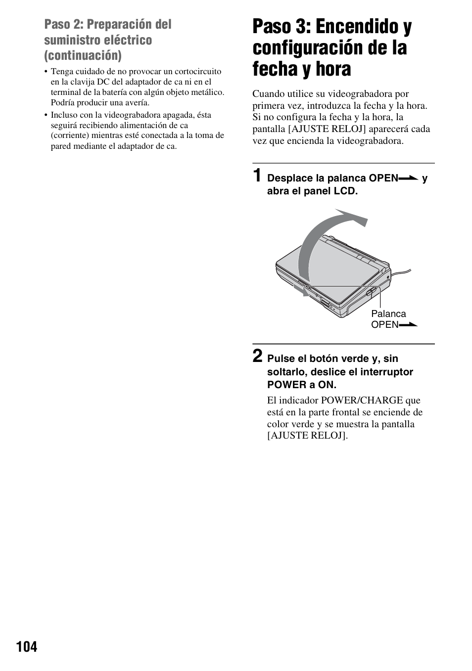 Sony GV-HD700E User Manual | Page 104 / 112