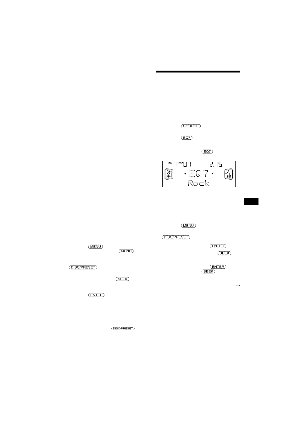 Ajuste del ecualizador | Sony CDX-CA750X User Manual | Page 77 / 92