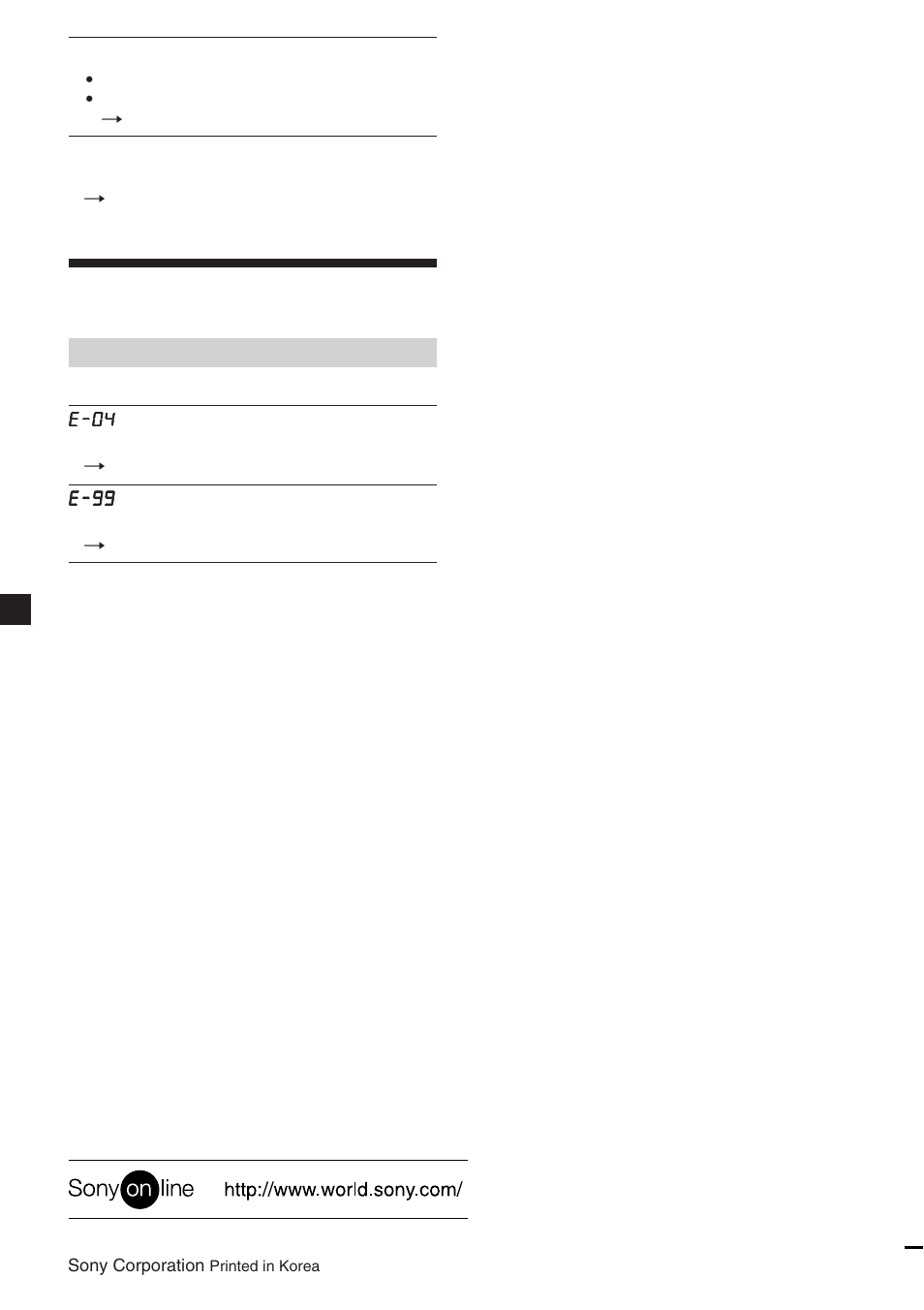 Sony CDX-L430X User Manual | Page 48 / 48