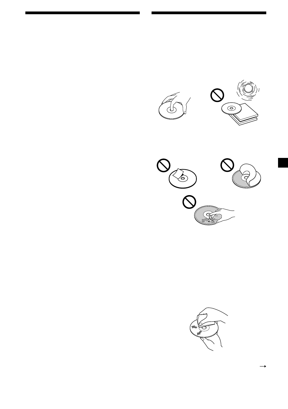 Precautions, Notes on discs, 5precautions | Sony CDX-L430X User Manual | Page 5 / 48