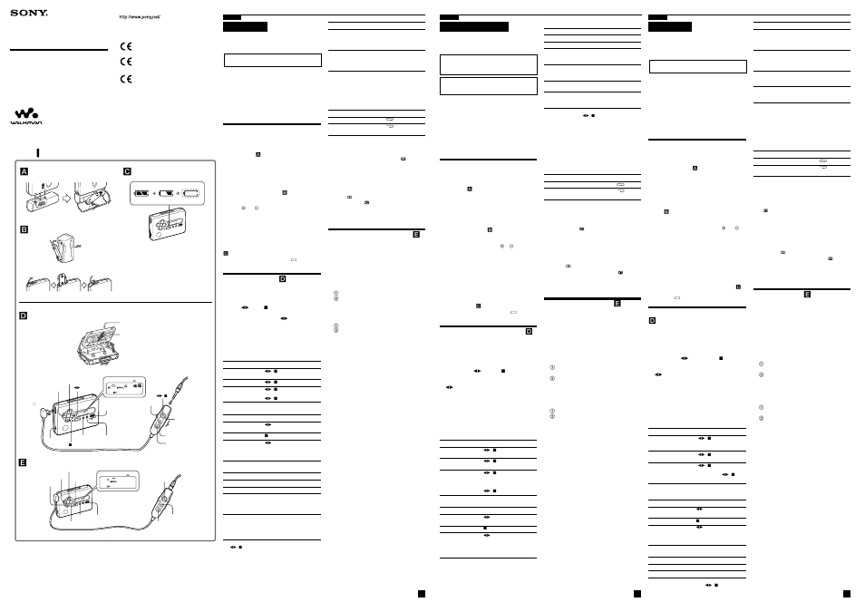 Sony WM-FX675 User Manual | 2 pages