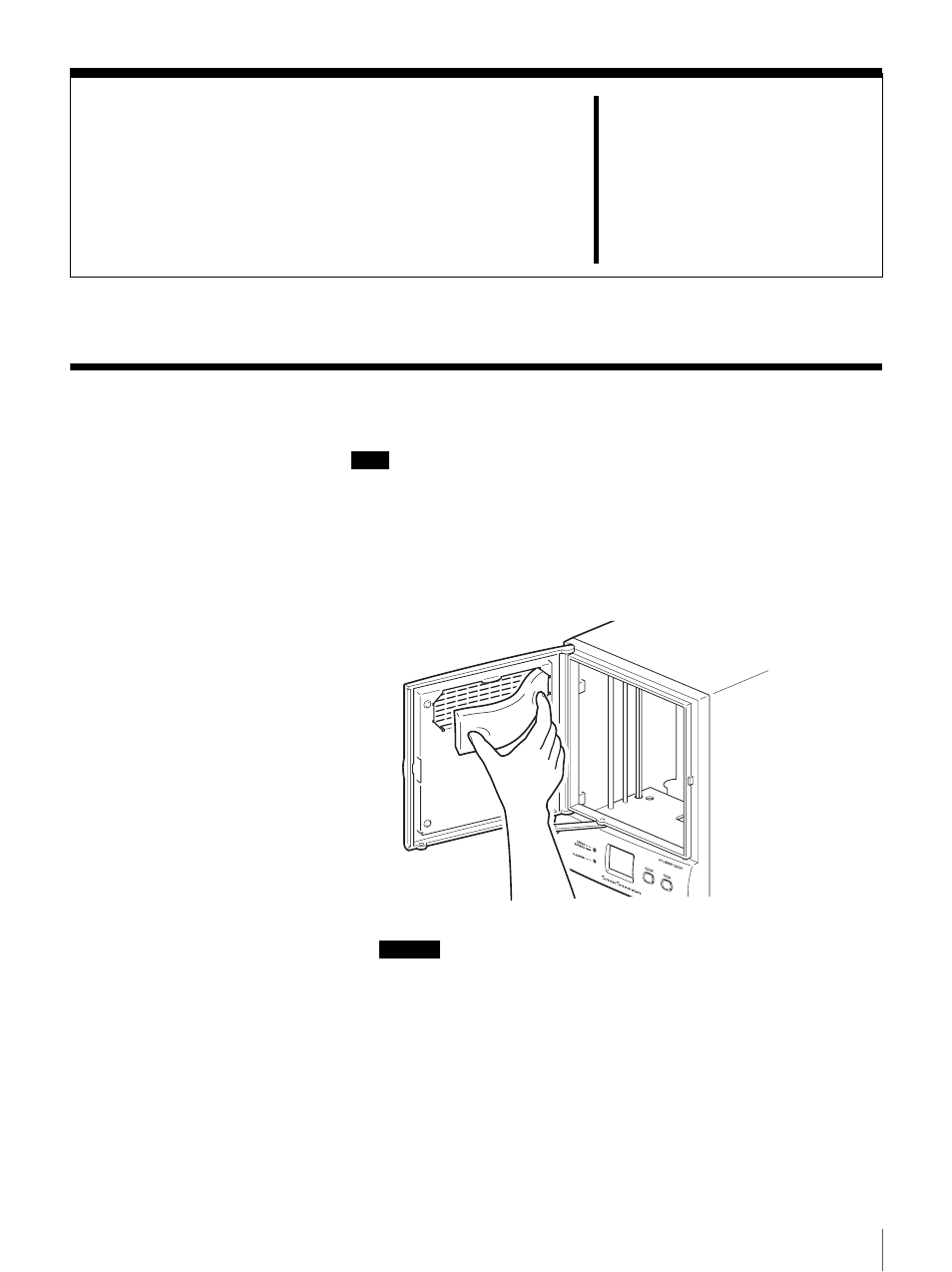 Appendix, Cleaning the air filter, E “appendix | Sony STORSTATION LIB-D81 User Manual | Page 41 / 56