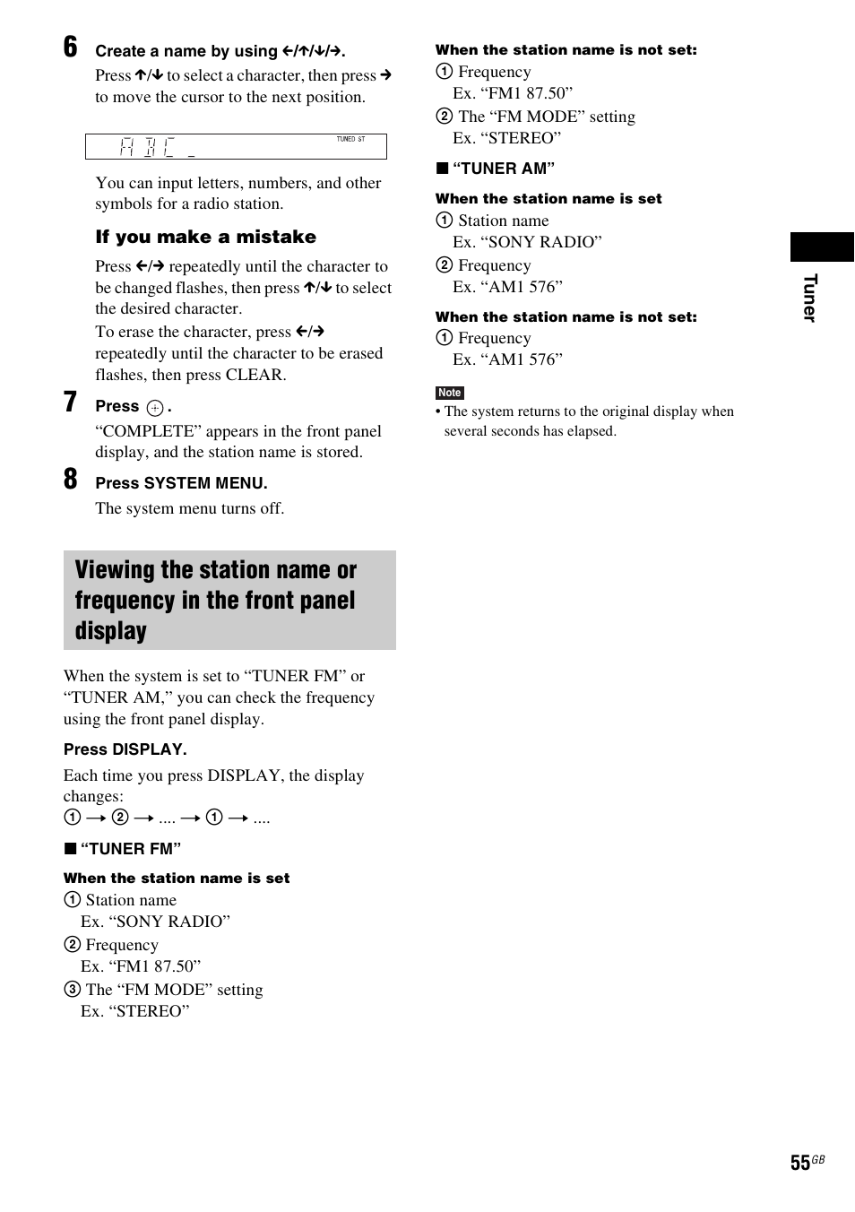 Sony 3-283-036-11(3) User Manual | Page 55 / 104