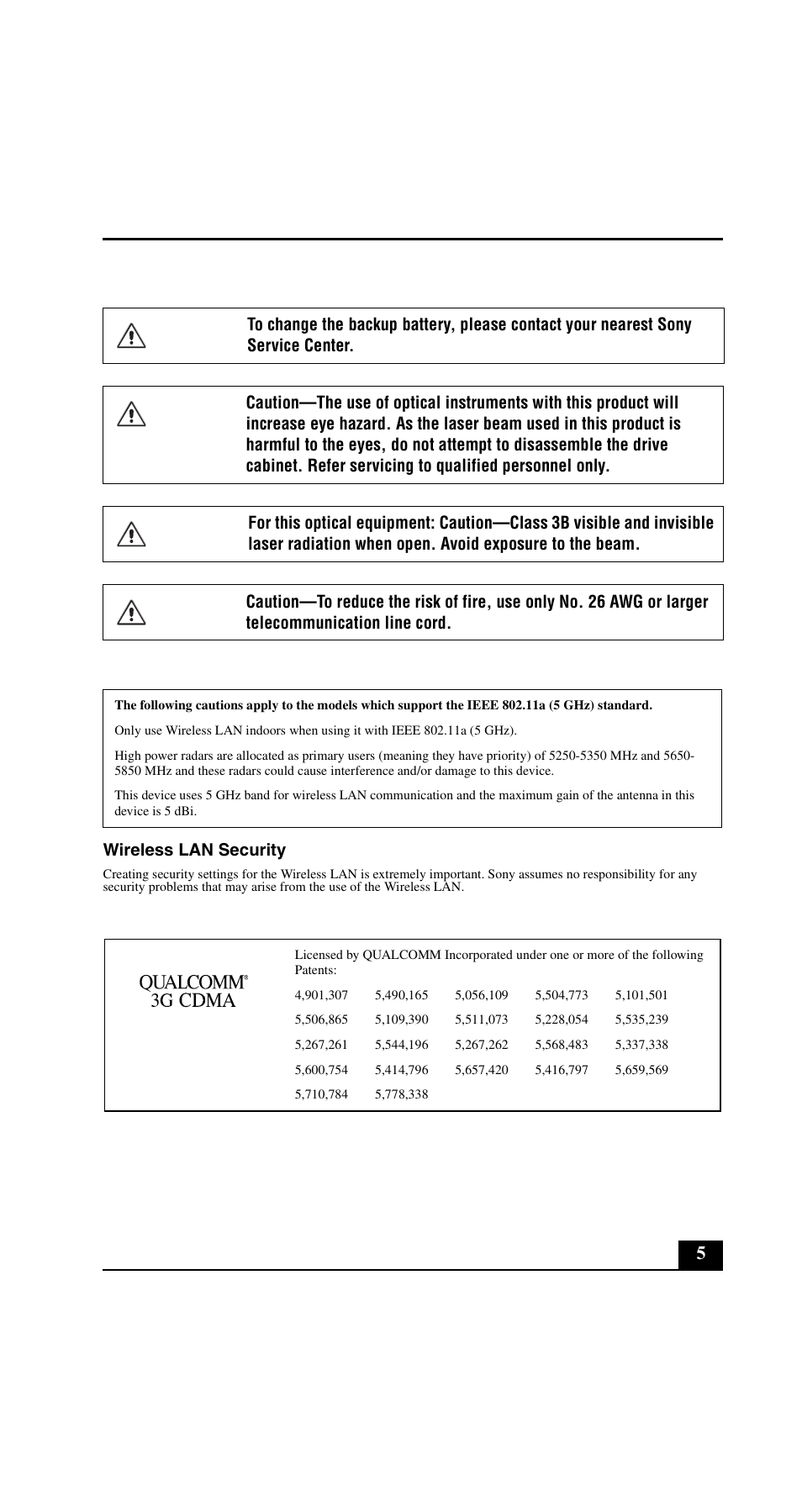 Sony VGN-C200 User Manual | Page 5 / 20