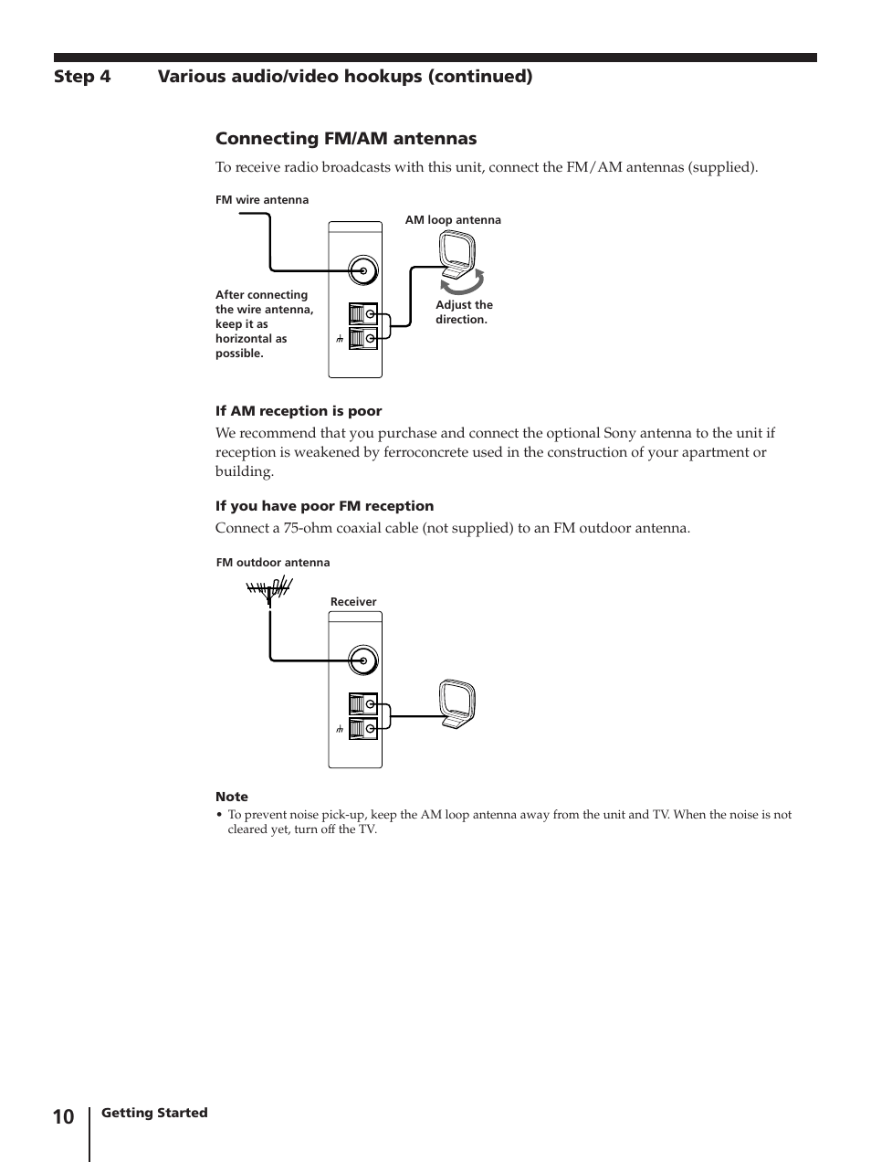 Sony SLV-AV100C User Manual | Page 10 / 104