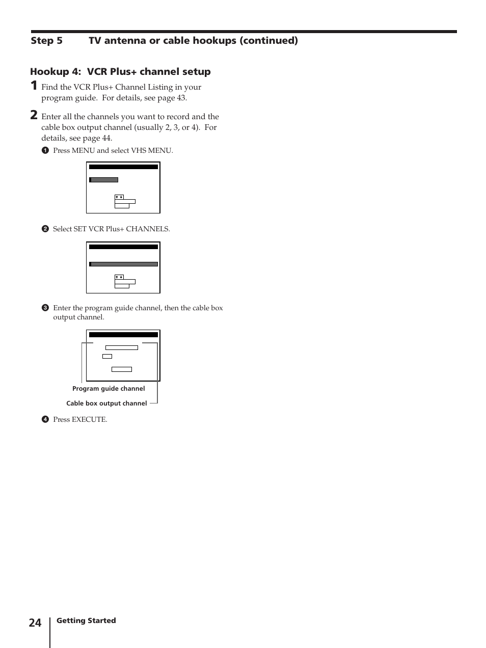 Sony SLV-AV100C User Manual | Page 24 / 104