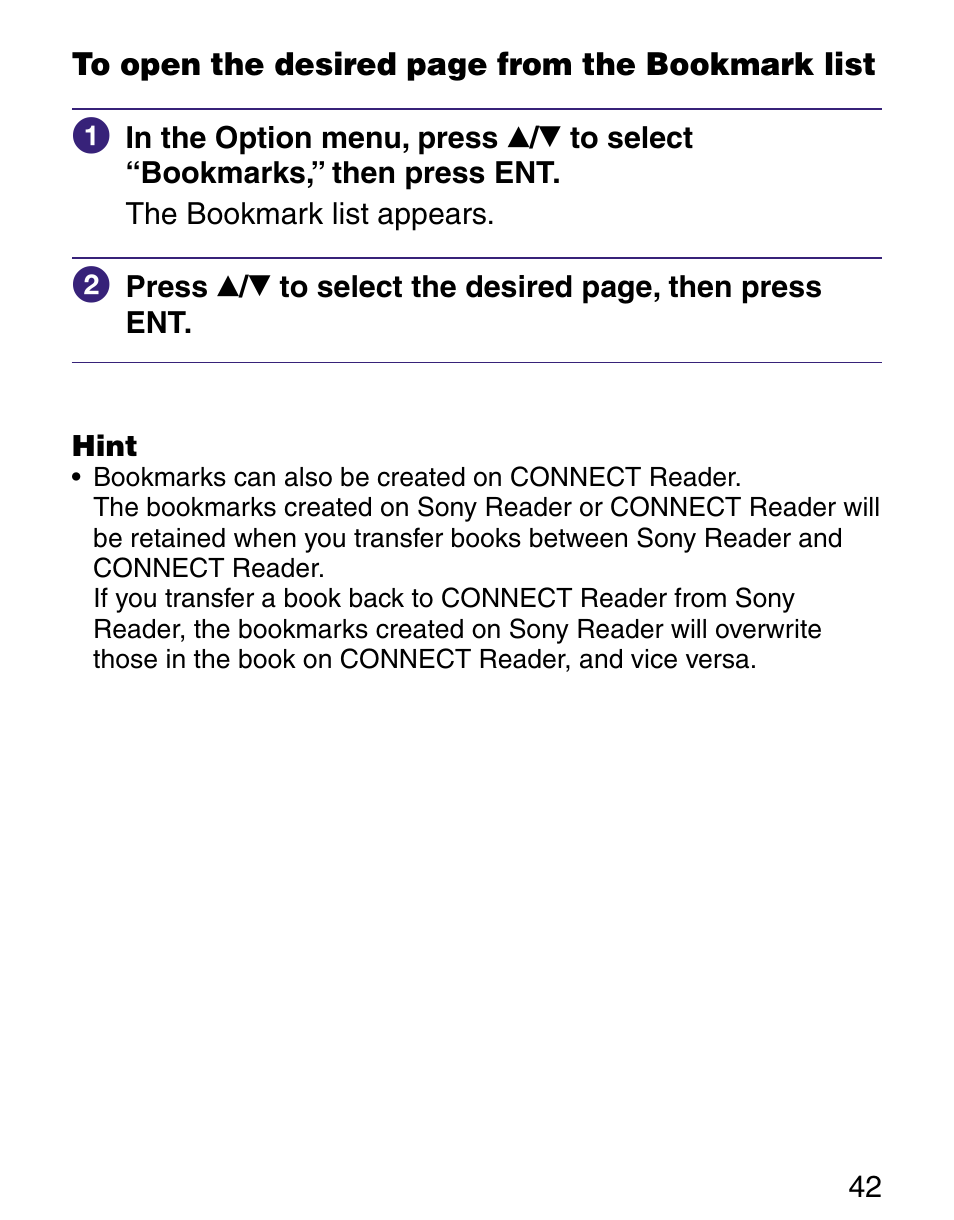 Sony Q READER PRS-500 User Manual | Page 42 / 82