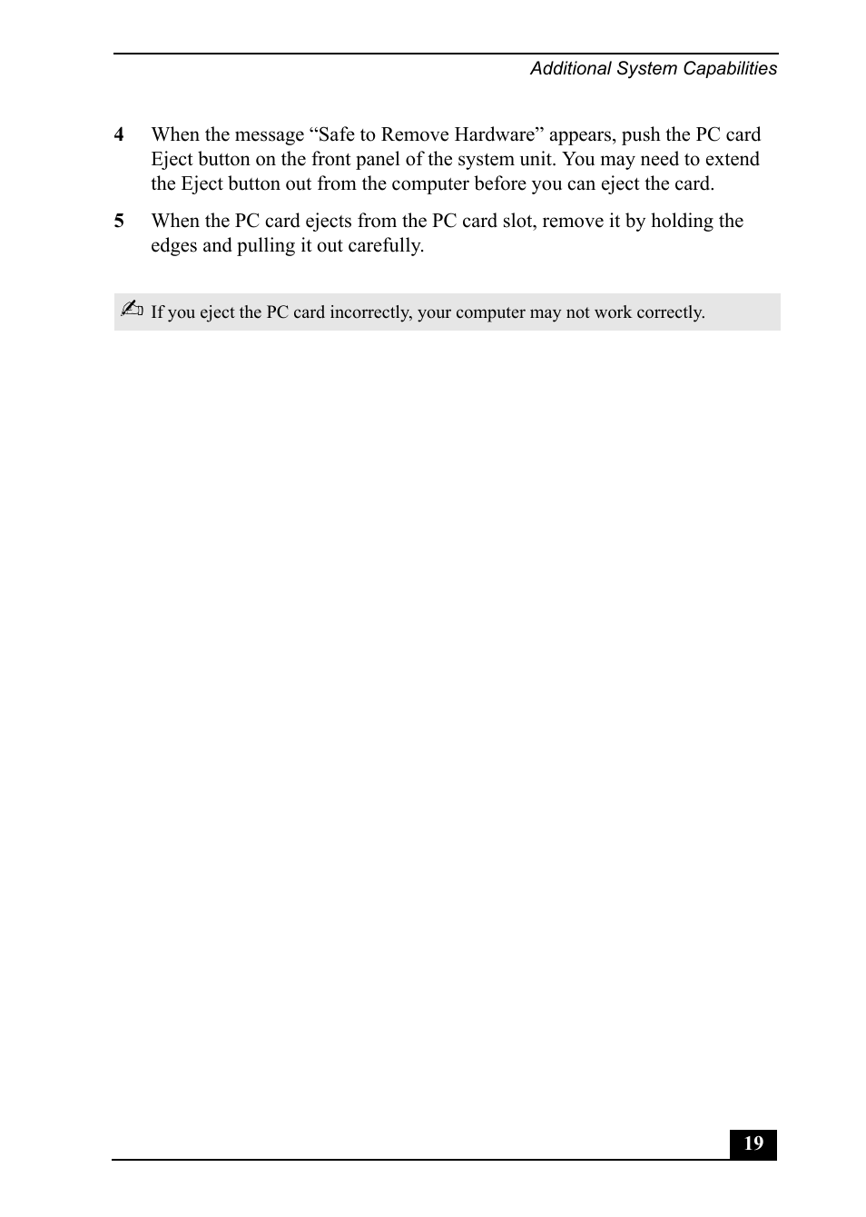Sony PCV-MXS20 User Manual | Page 19 / 100