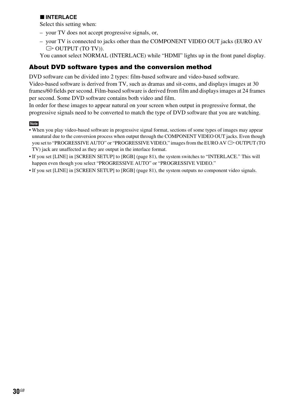 Sony DAV-DZ810W User Manual | Page 30 / 112
