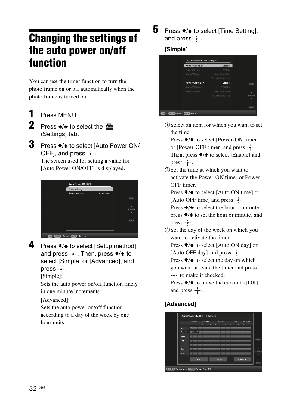 Sony DPF-X85 User Manual | Page 32 / 48
