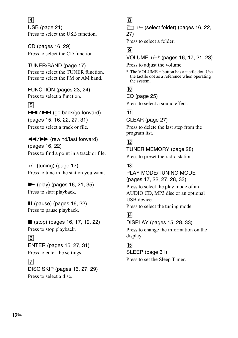 Sony 3-287-077-14(2) User Manual | Page 12 / 48